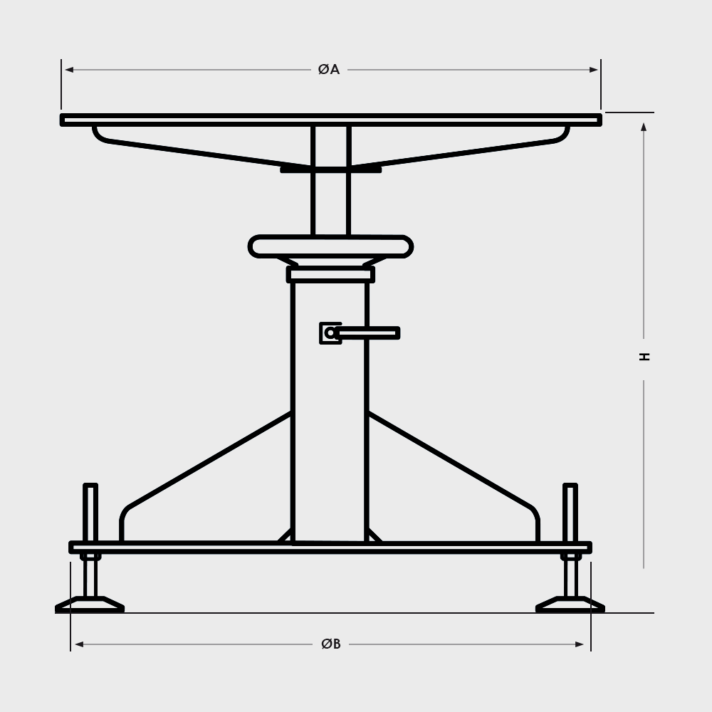 Colonna Regolabile