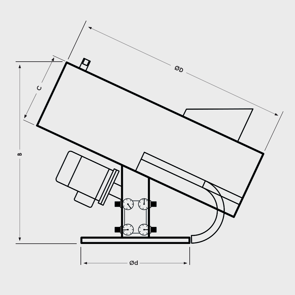 ORIENTATORI MECCANICI - disegno tecnico